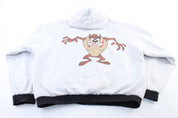 1999 Warner Bros Embroidered Tasmanian Devil Reversible Zip Up Jacket - ThriftedThreads.com