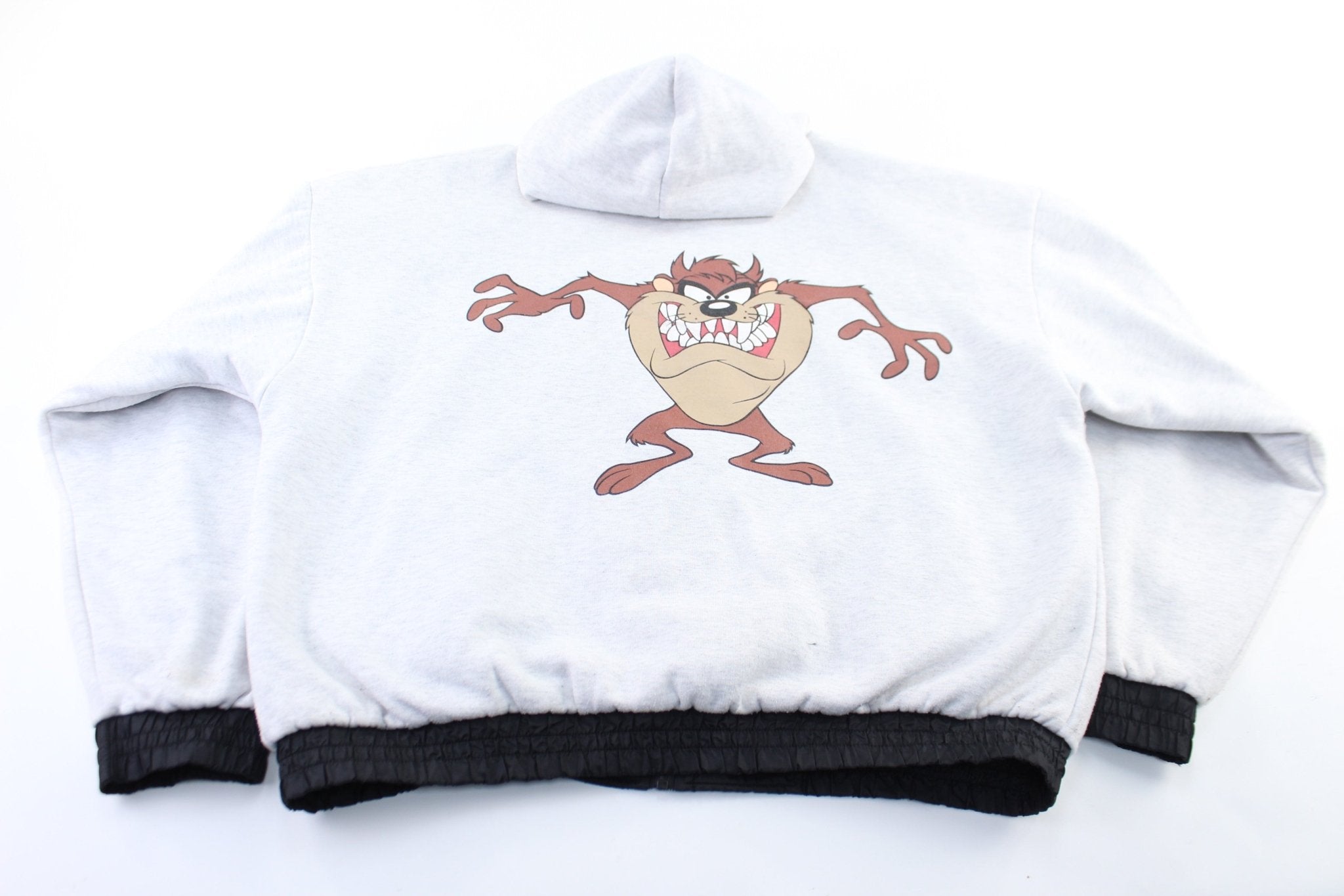 1999 Warner Bros Embroidered Tasmanian Devil Reversible Zip Up Jacket - ThriftedThreads.com