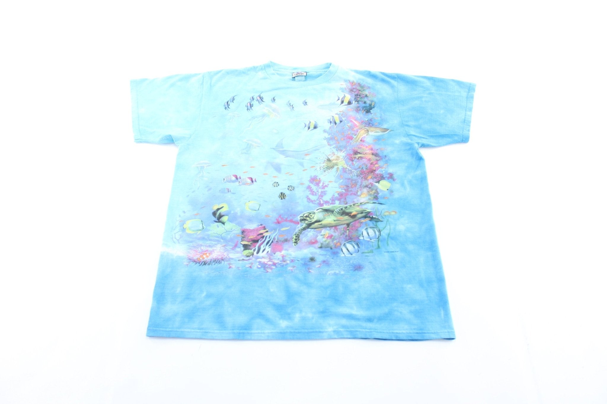 2000 Liquid Blue Ocean Life T-Shirt - ThriftedThreads.com