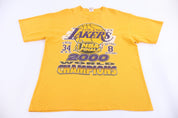 2000 Los Angeles Lakers Basketball World Champions T-shirt - Shirts & Tops - Thrifted Threads