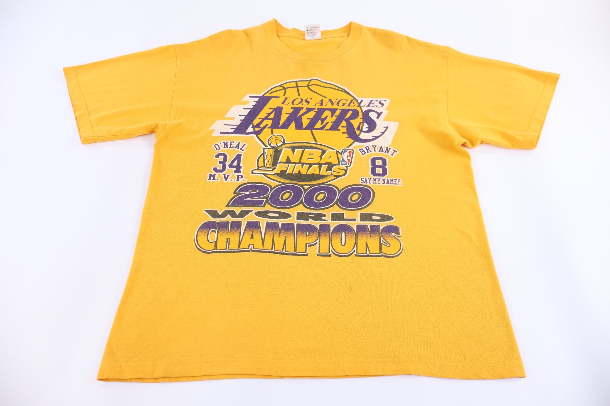 2000 Los Angeles Lakers Basketball World Champions T-shirt - Shirts & Tops - Thrifted Threads