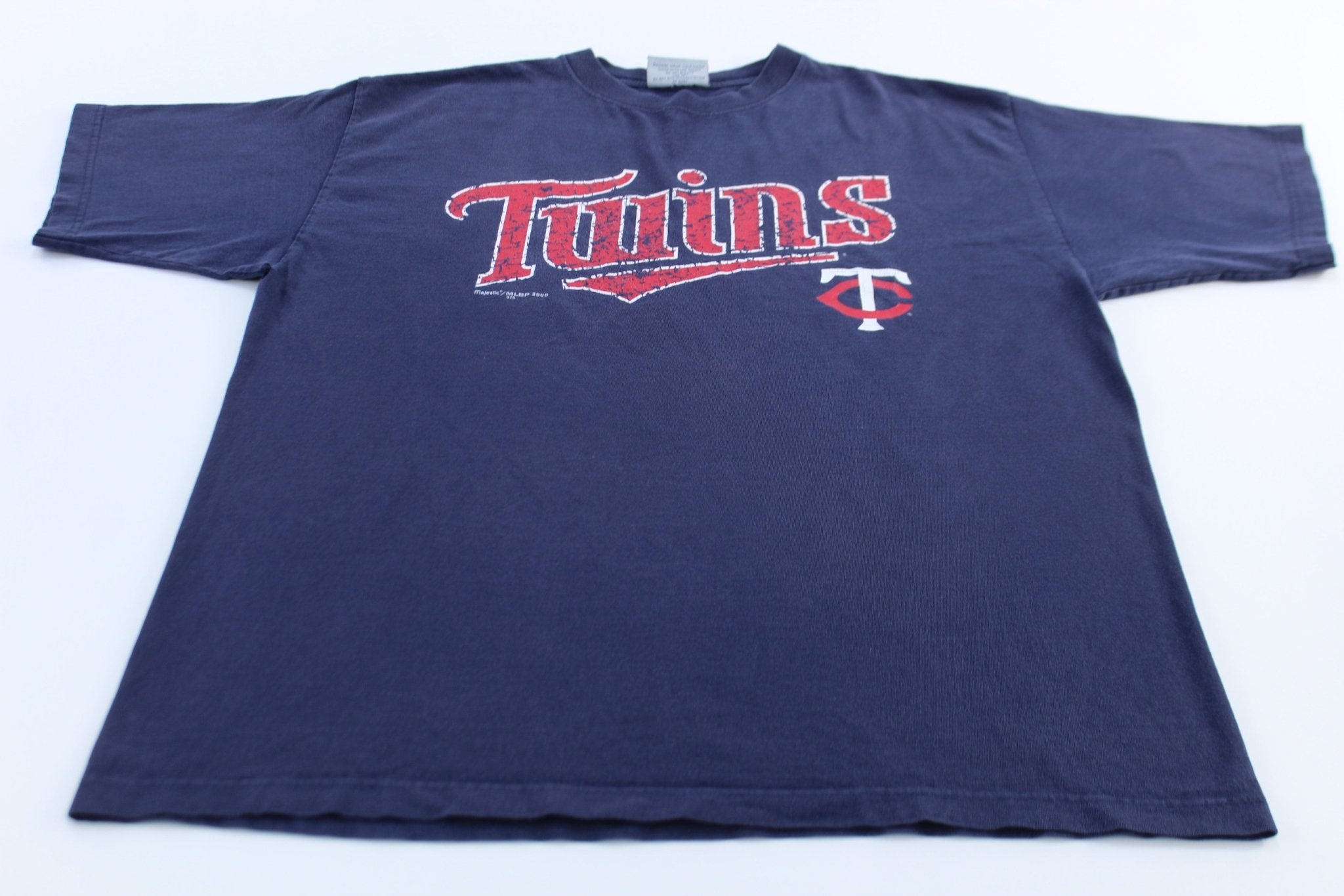 2000 Minnesota Twins Baseball Majestic T-Shirt - ThriftedThreads.com