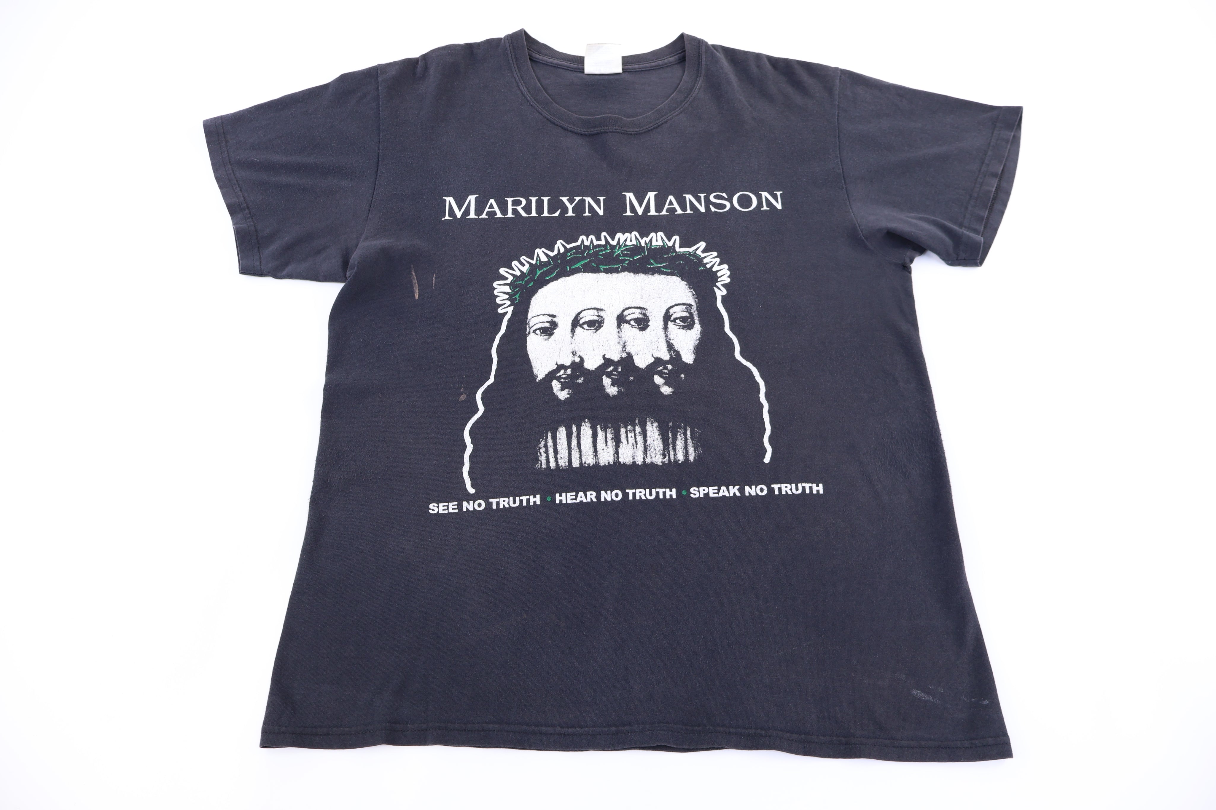 2000's Marilyn Manson Believe Tour T-shirt - Shirts & Tops - Thrifted Threads