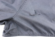 2000s Nike Embroidered Logo Grey, Black, & White Zip Up Jacket - ThriftedThreads.com