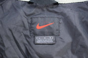 2000s Nike Embroidered Logo Grey, Black, & White Zip Up Jacket - Jackets - Thrifted Threads