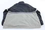 2000s Nike Embroidered Logo Grey, Black, & White Zip Up Jacket - Jackets - Thrifted Threads