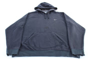 2000's Nike Embroidered Swoosh Logo Black Pullover Hoodie - Jackets - Thrifted Threads