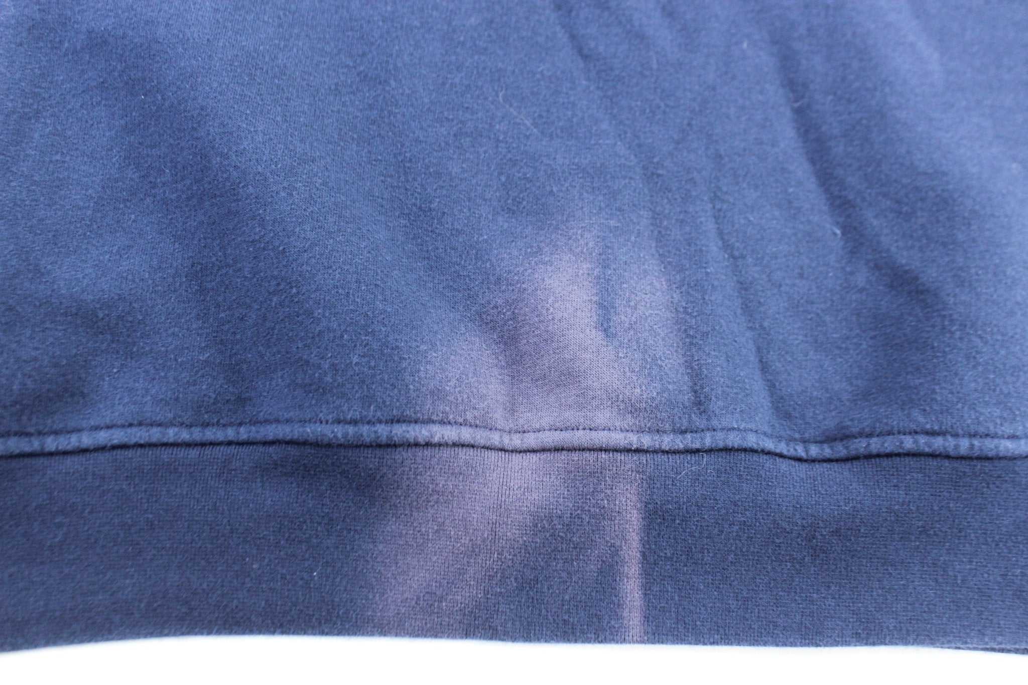 2000's Nike Embroidered Swoosh Spellout Blue Pullover Hoodie - ThriftedThreads.com