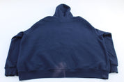 2000's Nike Embroidered Swoosh Spellout Blue Pullover Hoodie - ThriftedThreads.com