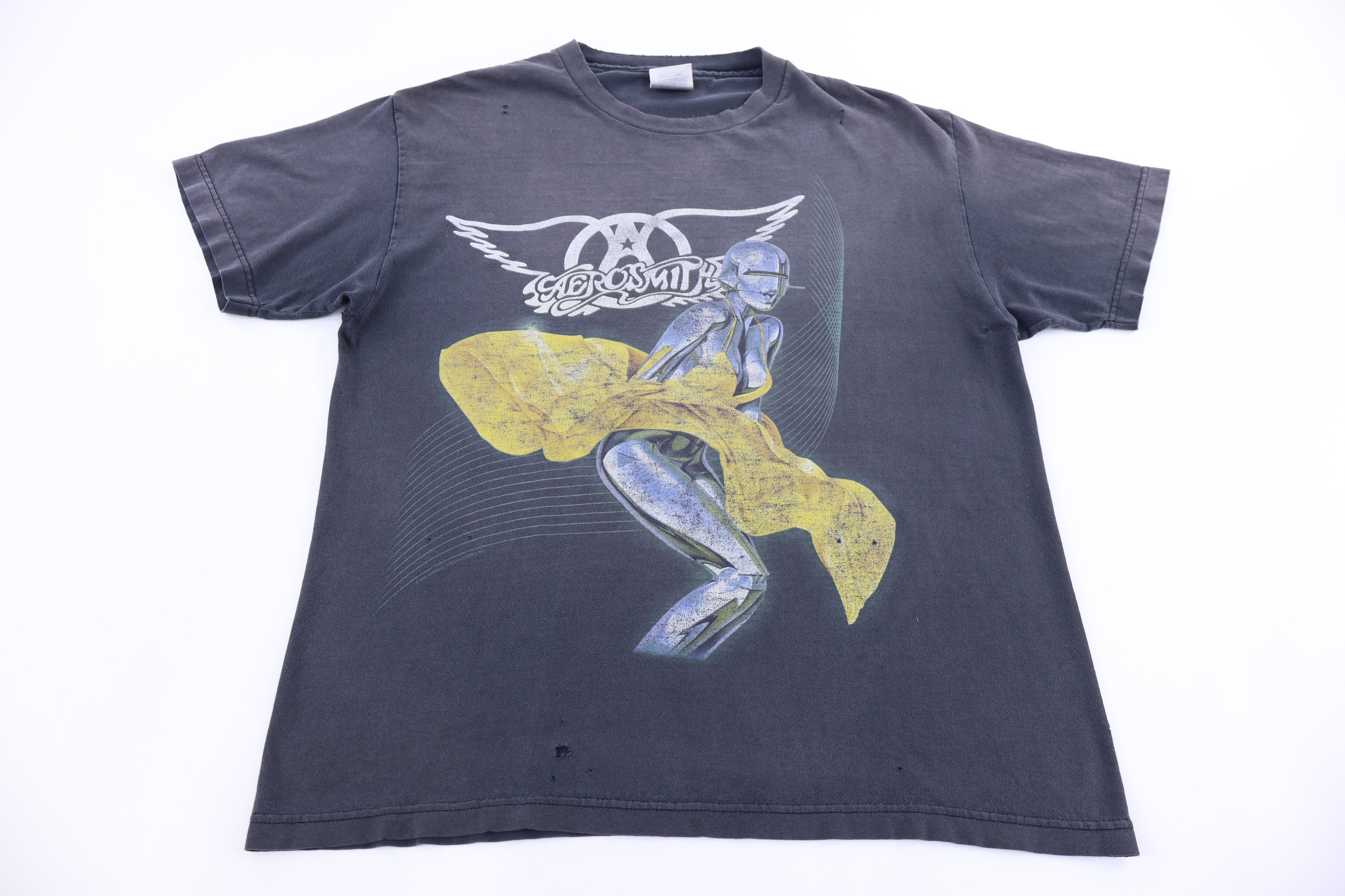2001 Aerosmith Just Push Play World Tour T-shirt - Shirts & Tops - Thrifted Threads