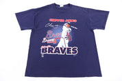 2001 Atlanta Braves Baseball T-shirt - Shirts & Tops - Thrifted Threads