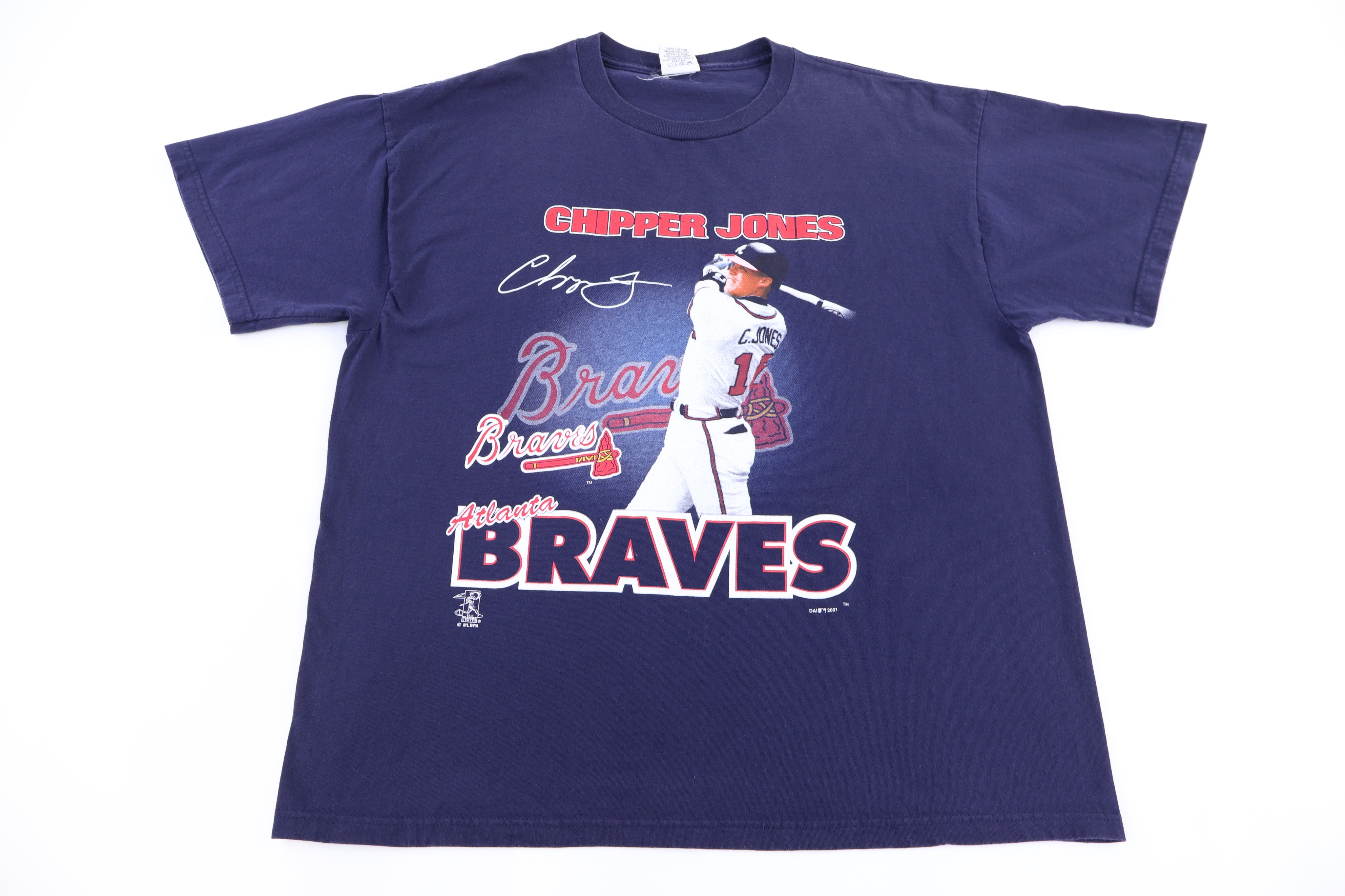2001 Atlanta Braves Baseball T-shirt - Shirts & Tops - Thrifted Threads