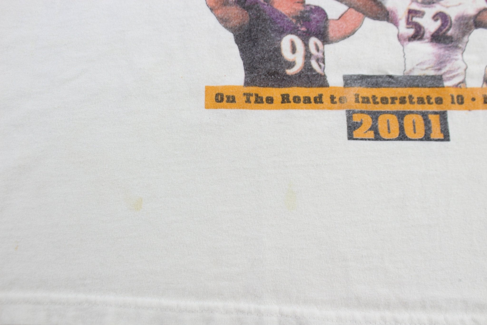 2001 Baltimore Ravens Football Schedule Tank Top - ThriftedThreads.com