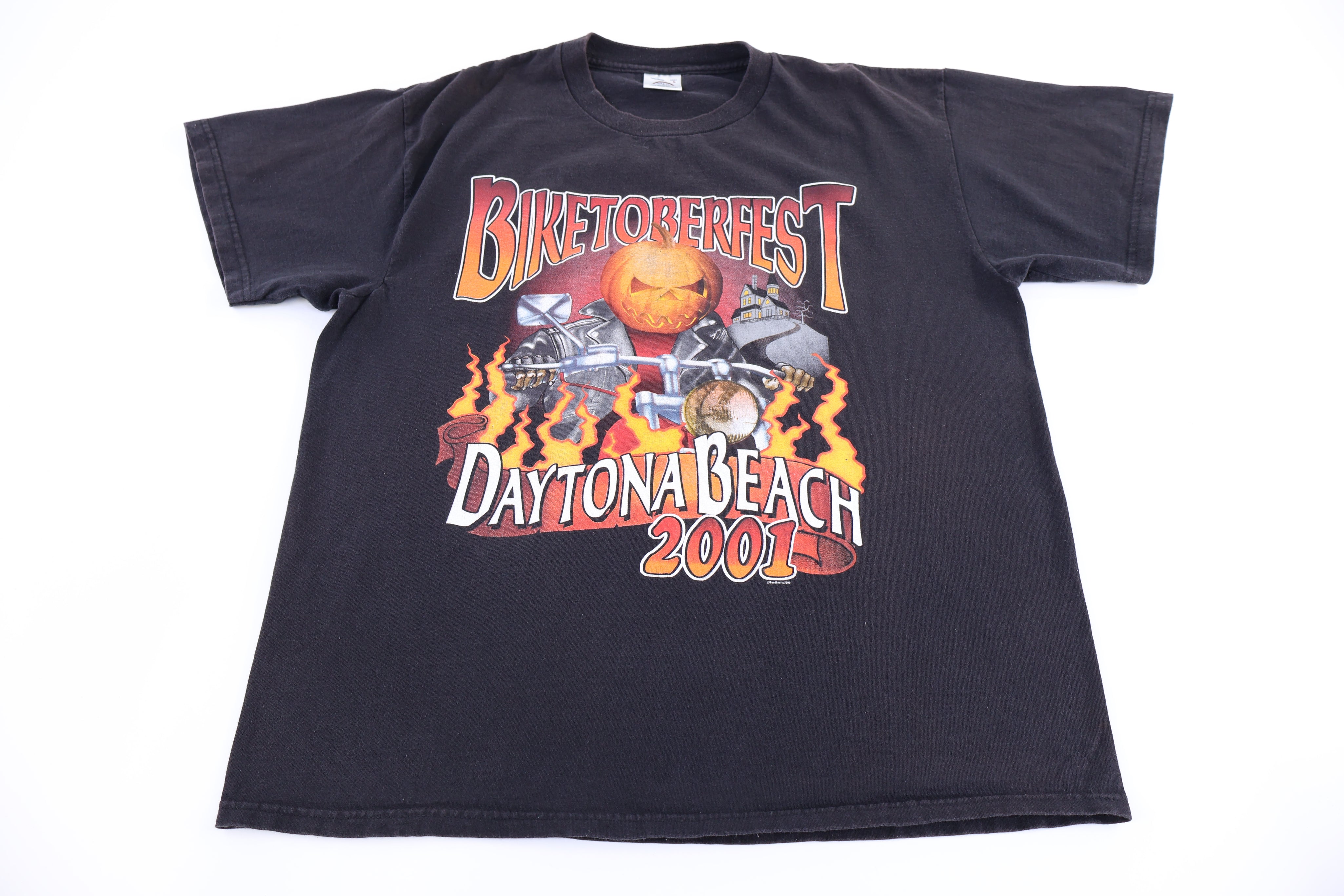 2001 Daytona Beach Bikerfest Graphic T-shirt - Shirts & Tops - Thrifted Threads