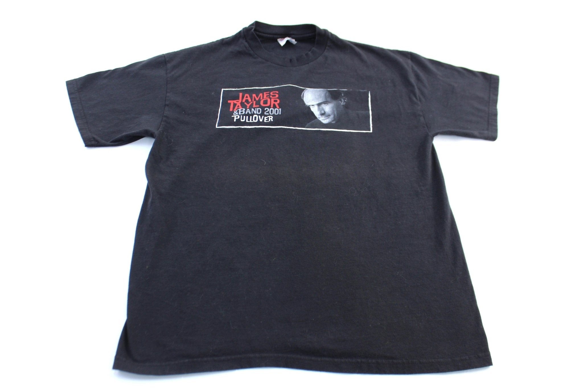 2001 James Taylor & Band Pullover Tour T-Shirt - ThriftedThreads.com