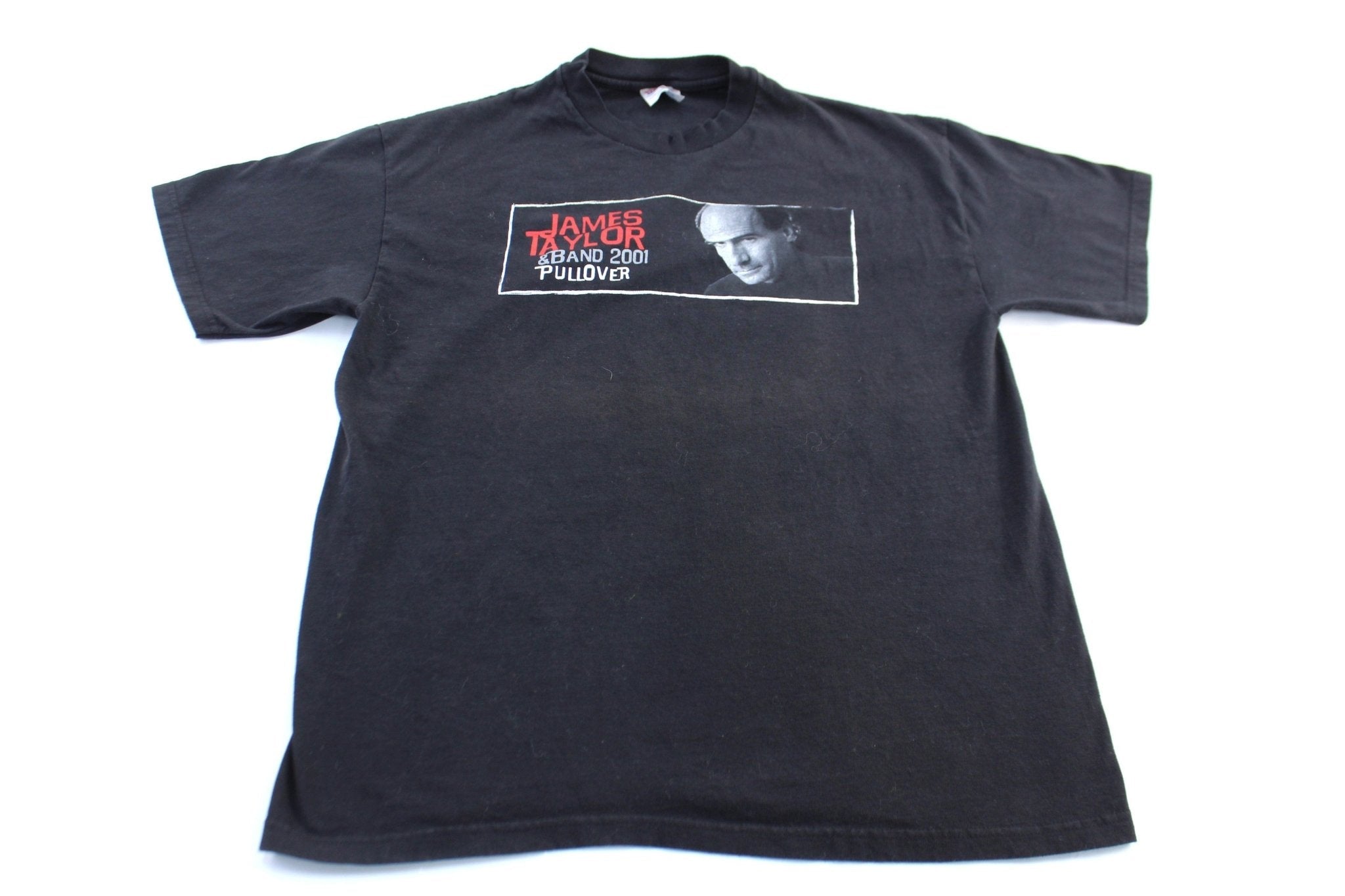 2001 James Taylor & Band Pullover Tour T-Shirt - T-Shirt - Thrifted Threads