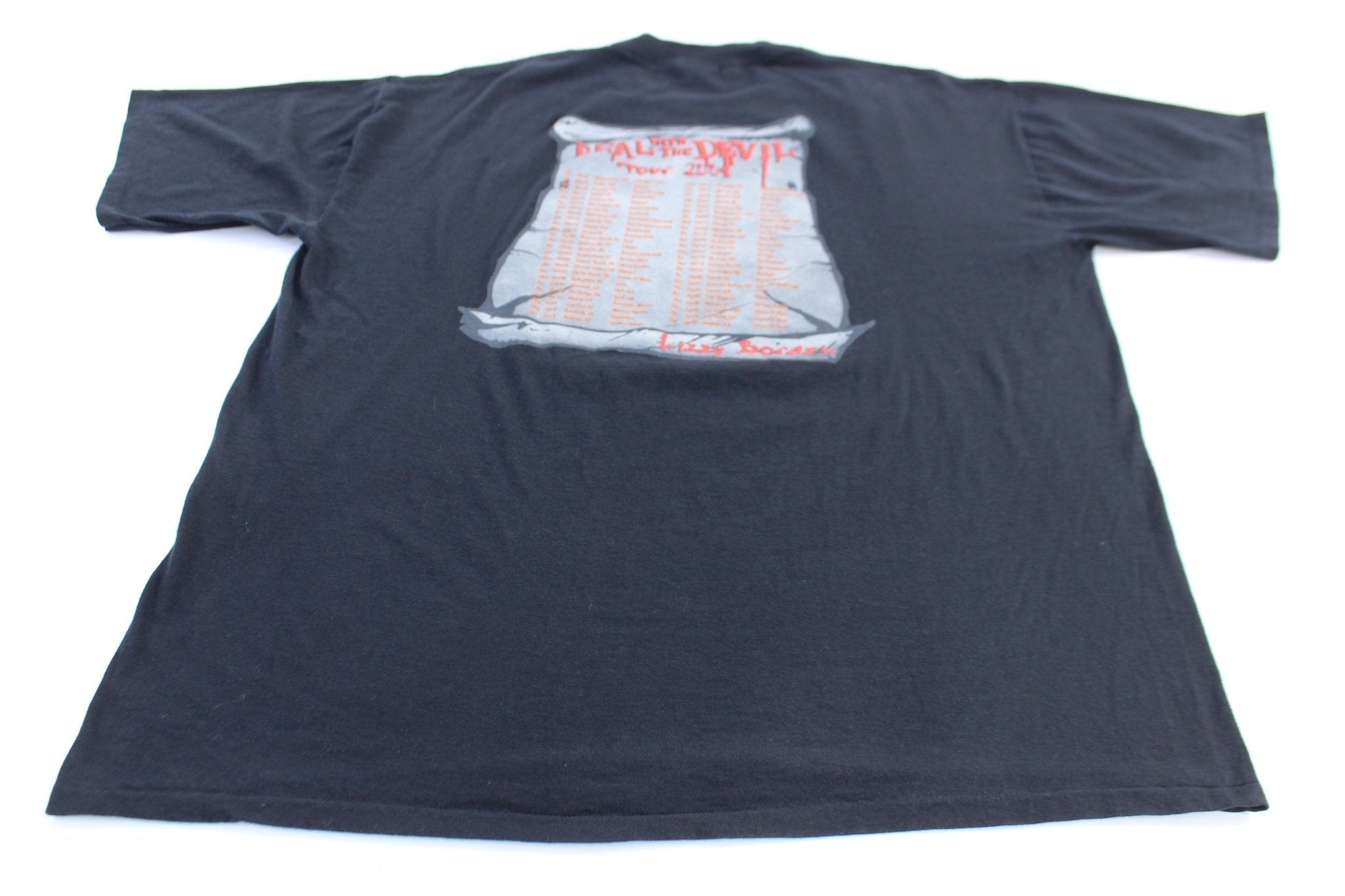 2001 Lizzy Borden Deal With The Devil Tour T-Shirt - T-Shirts - Thrifted Threads