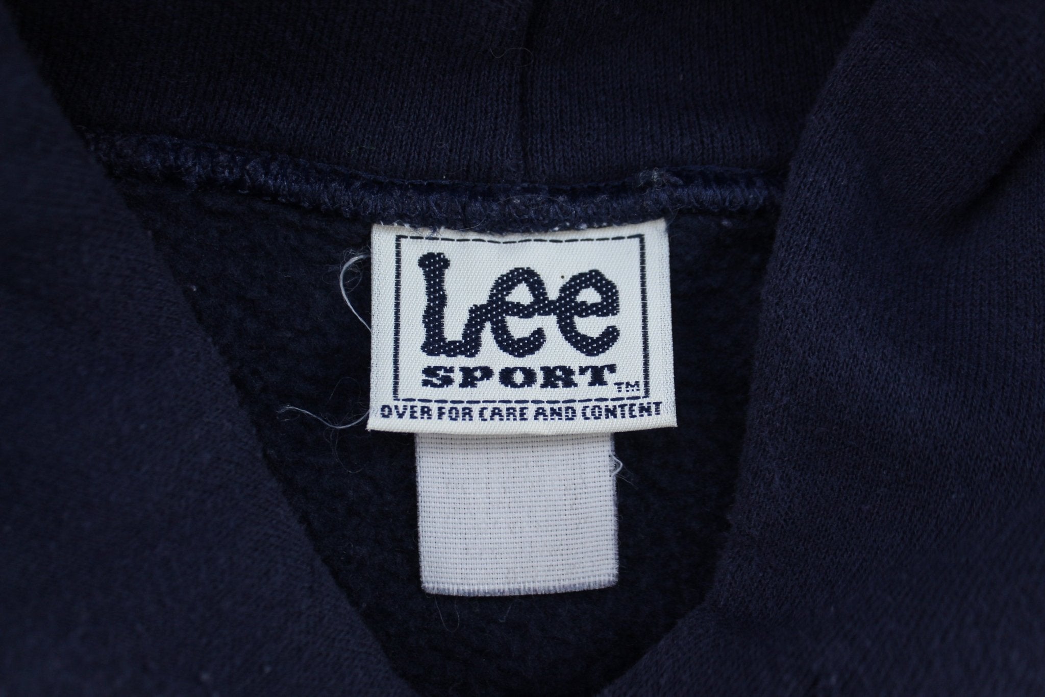 2001 New England Patriots Football Lee Sport Pullover Hoodie - ThriftedThreads.com