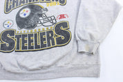 2001 Pittsburgh Steelers AFC Central Division Champions Sweatshirt - ThriftedThreads.com