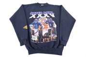 2001 Super Bowl XXXV Giants Vs Ravens Football Sweatshirt - Sweatshirt - Thrifted Threads