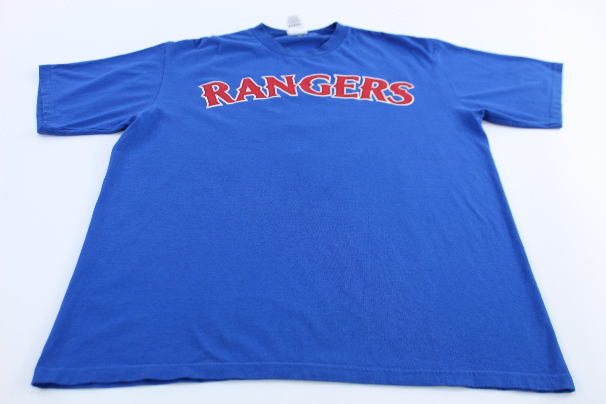 2001 Texas Rangers Baseball Ivan Rodriguez 3 Jersey T-Shirt - T-Shirts - Thrifted Threads