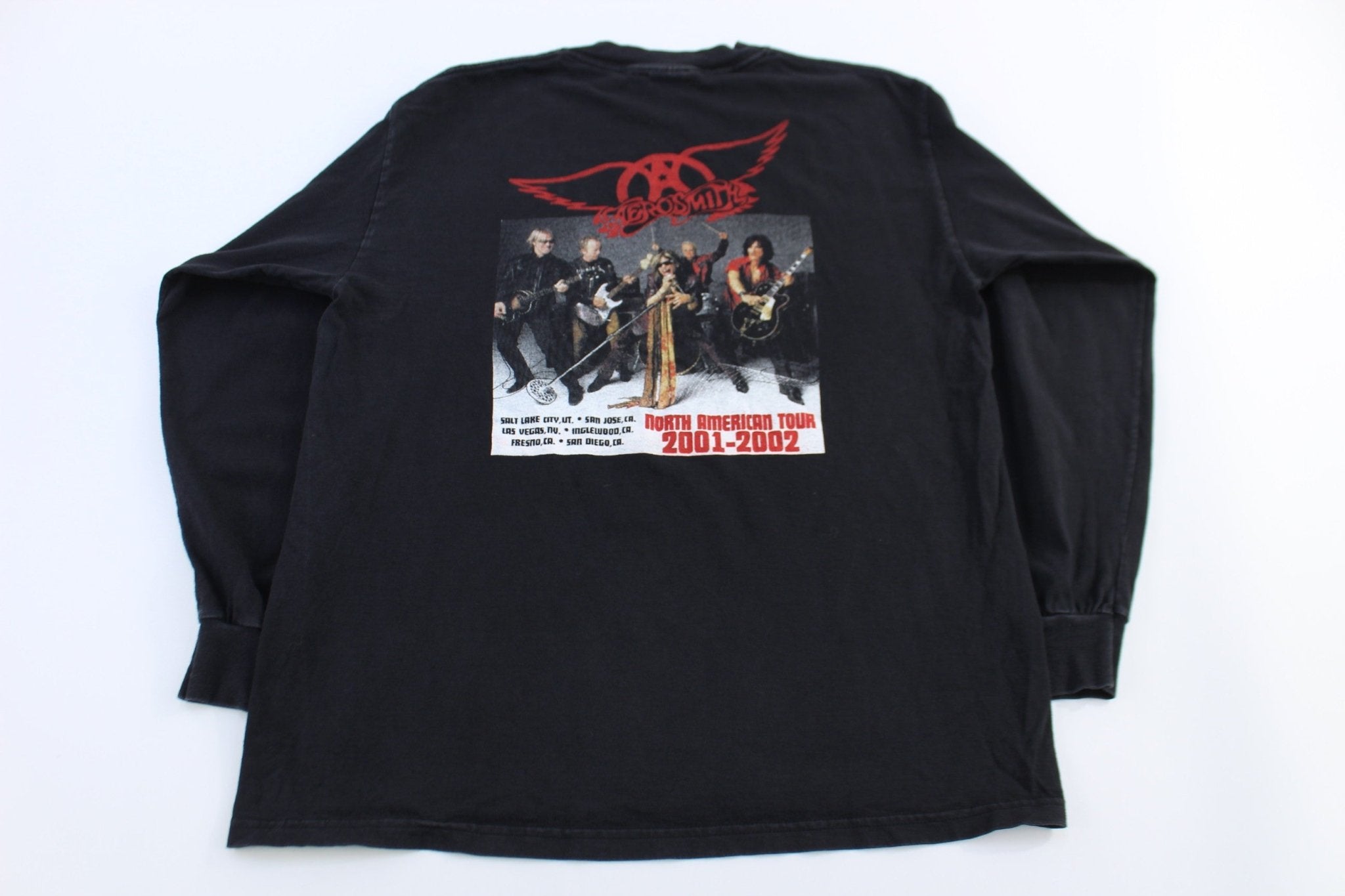 2002 Aerosmith North American Tour LS T-shirt - Shirts & Tops - Thrifted Threads
