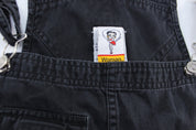 2002 Betty Boop Embroidered Black Overalls - ThriftedThreads.com