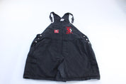 2002 Betty Boop Embroidered Black Overalls - ThriftedThreads.com