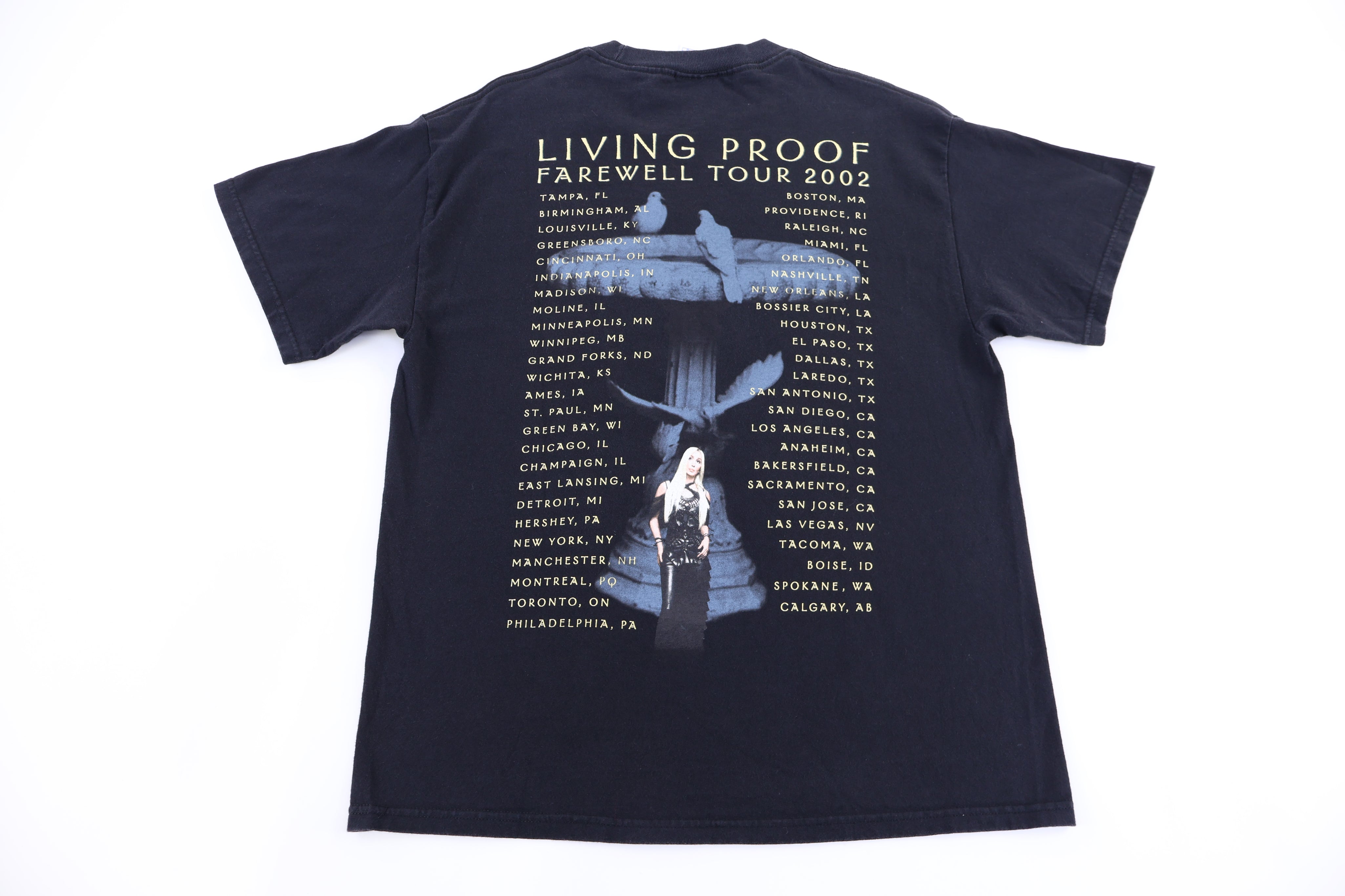 2002 Cher Living Proof Tour T-shirt - Shirts & Tops - Thrifted Threads