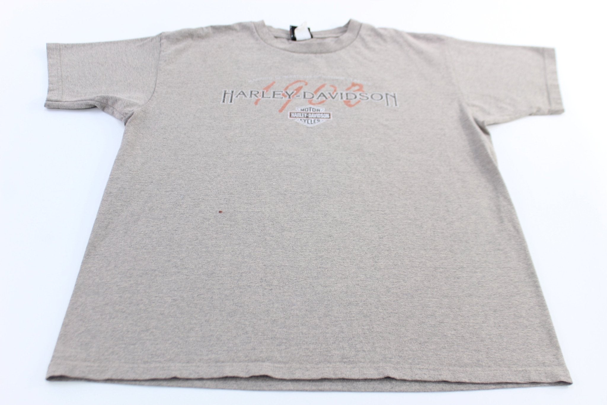 2002 Harley Davidson Motorcycles El Paso, Texas Grey T-Shirt - ThriftedThreads.com