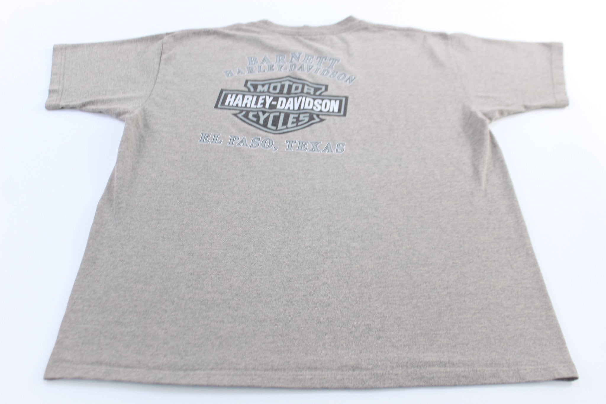 2002 Harley Davidson Motorcycles El Paso, Texas Grey T-Shirt - ThriftedThreads.com
