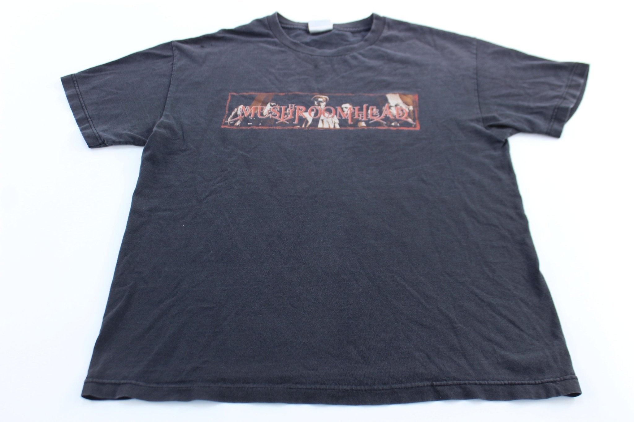 2002 Mushroom Head Band T-Shirt - T-Shirts - Thrifted Threads