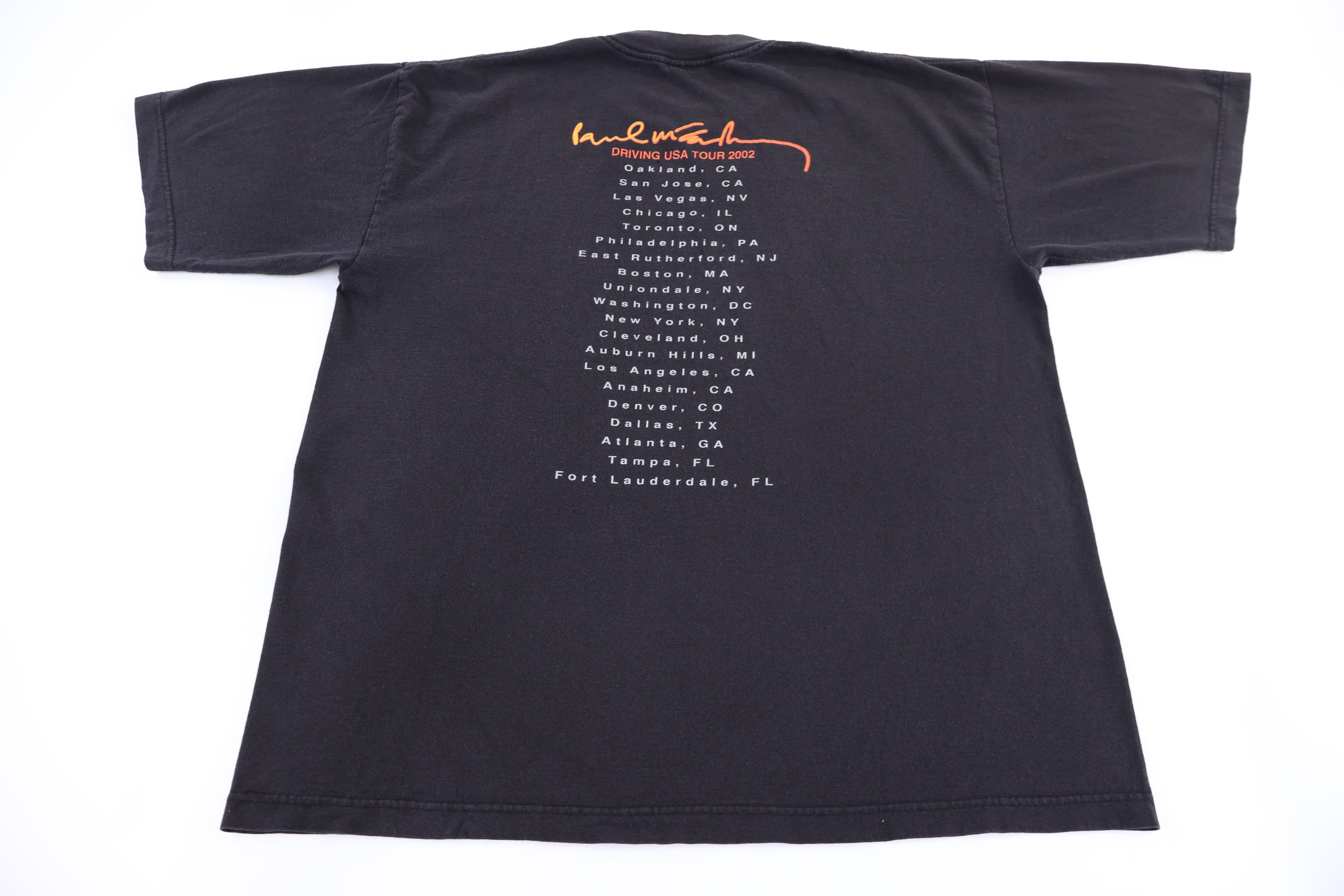 2002 Paul McCartney Driving USA Tour T-shirt - Shirts & Tops - Thrifted Threads