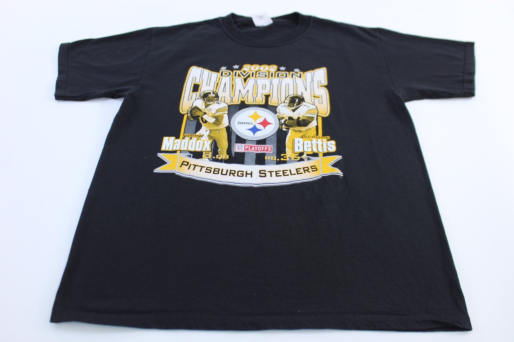 2002 Pittsburgh Steelers Football Division Champs T-shirt - ThriftedThreads.com