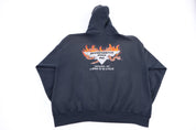 2002 Sturgis Rally Lighting Graphic Pullover Hoodie - Sweatshirt - Thrifted Threads