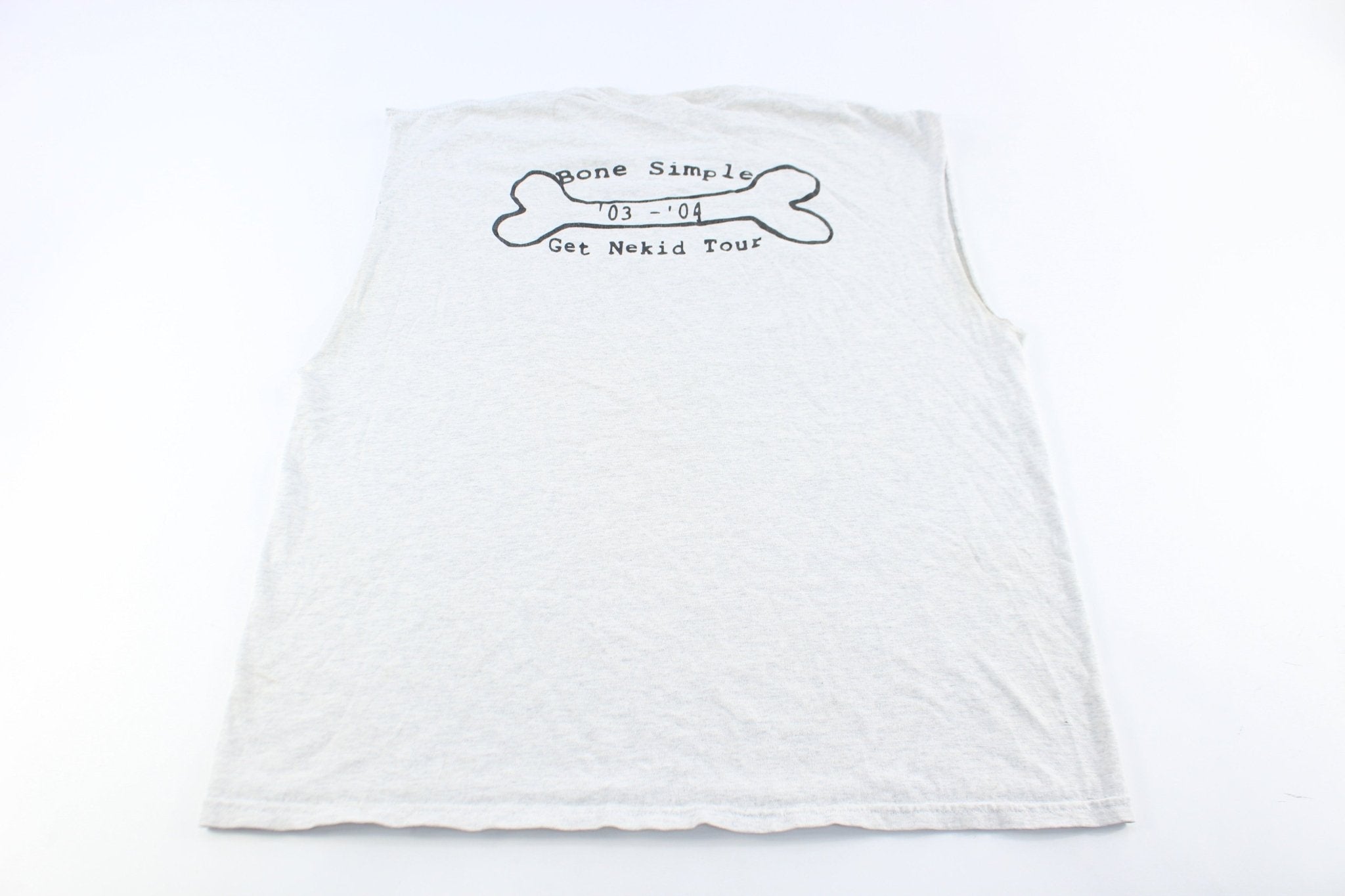 2003 Bone Simple Get Nekid Tour Tank Top - Jerseys/Tanks - Thrifted Threads