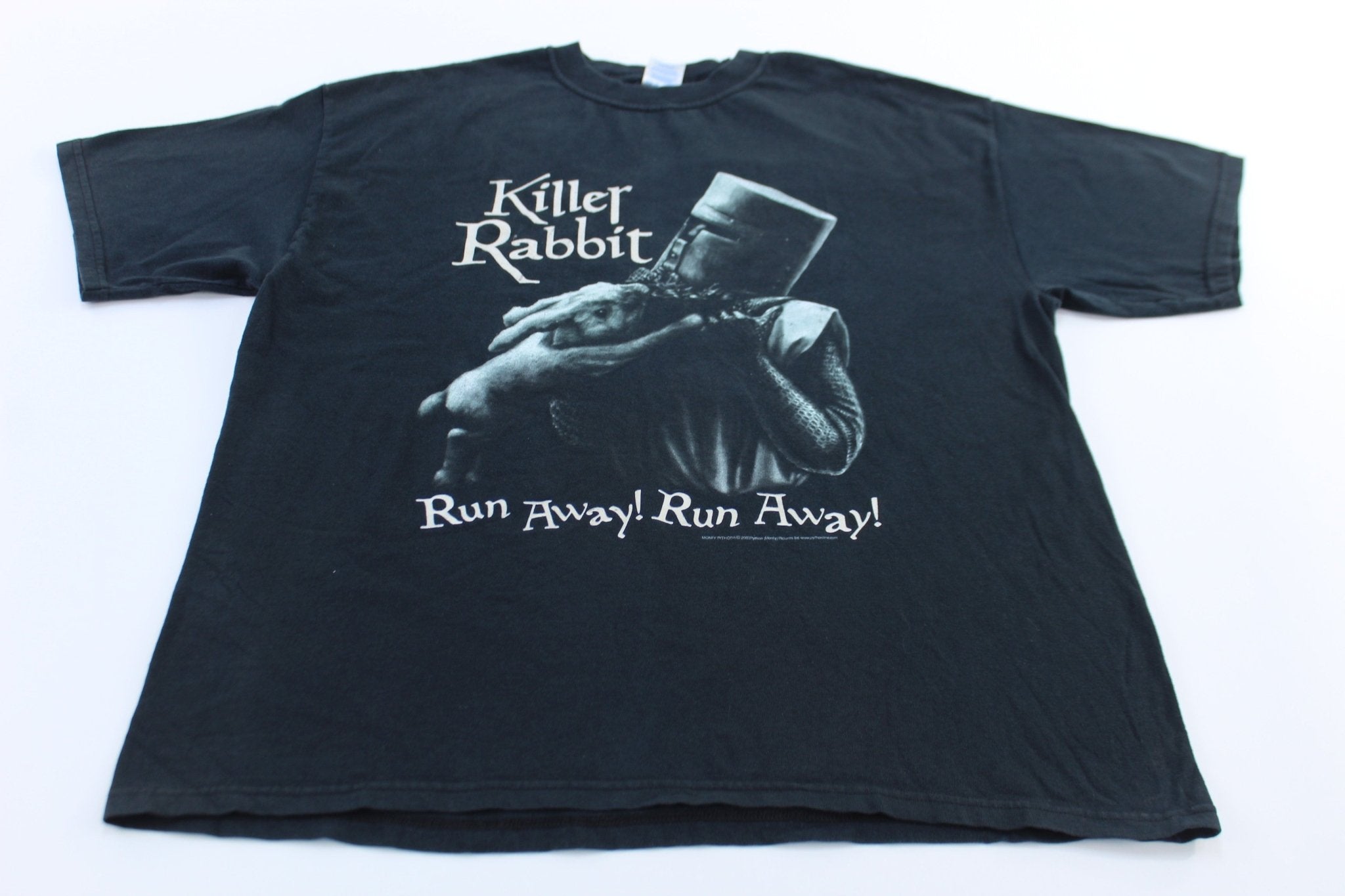 2003 Monty Python Killer Rabbit Run Away T-Shirt - ThriftedThreads.com