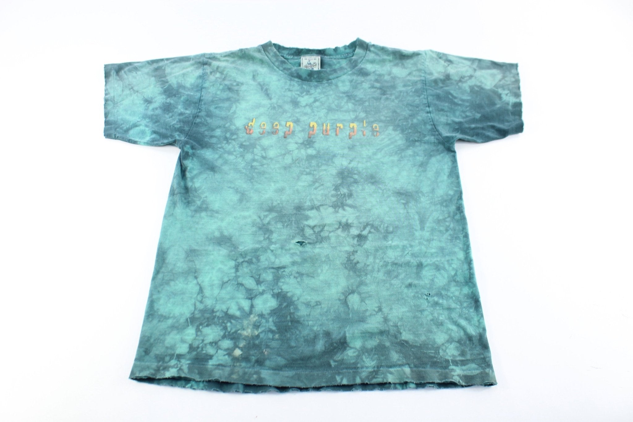2004 Deep Purple Tour Tie-Dye T-Shirt - ThriftedThreads.com