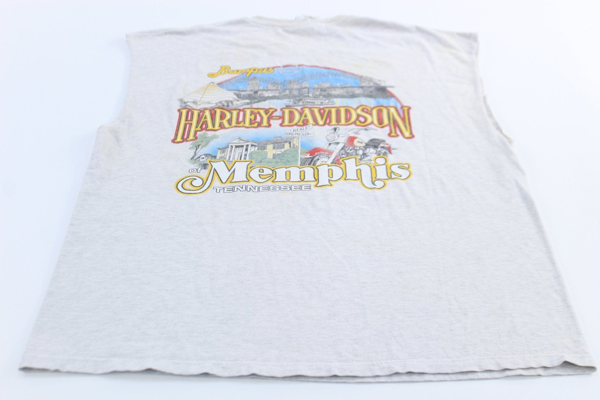 2004 Harley Davidson Motorcycles Memphis, Tennessee Tank Top - ThriftedThreads.com