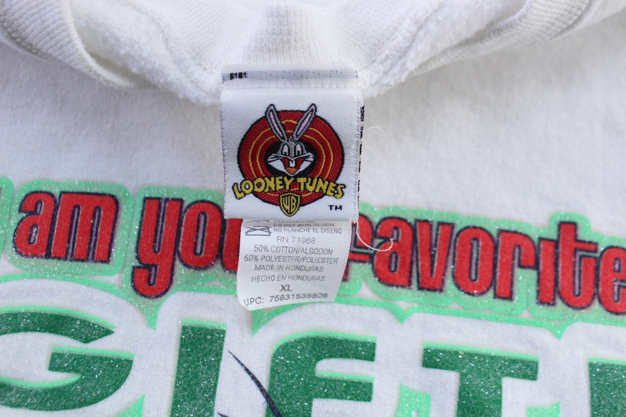 2004 Looney Tunes Tweety Christmas Graphic Sweatshirt - Sweatshirt - Thrifted Threads