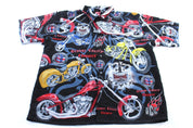 2004 Orange County Choppers All Over Print Button Down Shirt - Button Ups/Downs - Thrifted Threads