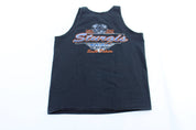 2004 Sturgis South Dakota Burn Up The Road Biker Tank Top - Jerseys/Tanks - Thrifted Threads