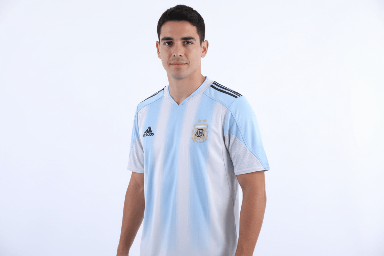 2004/05 Adidas Argentina Home Soccer Jersey - Jerseys/Tanks - Thrifted Threads