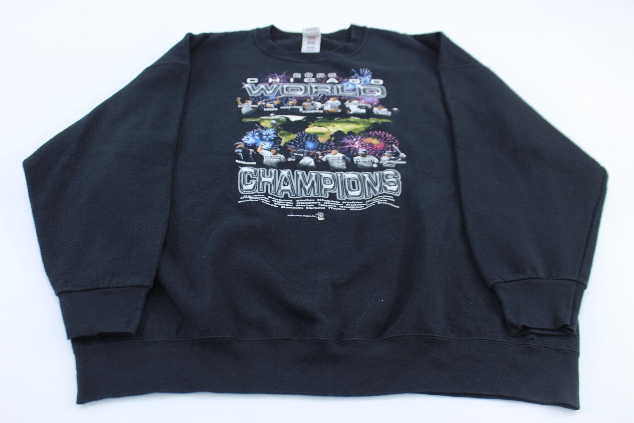 2005 Chicago White Sox World Series Champions Graphic Sweatshirt - ThriftedThreads.com