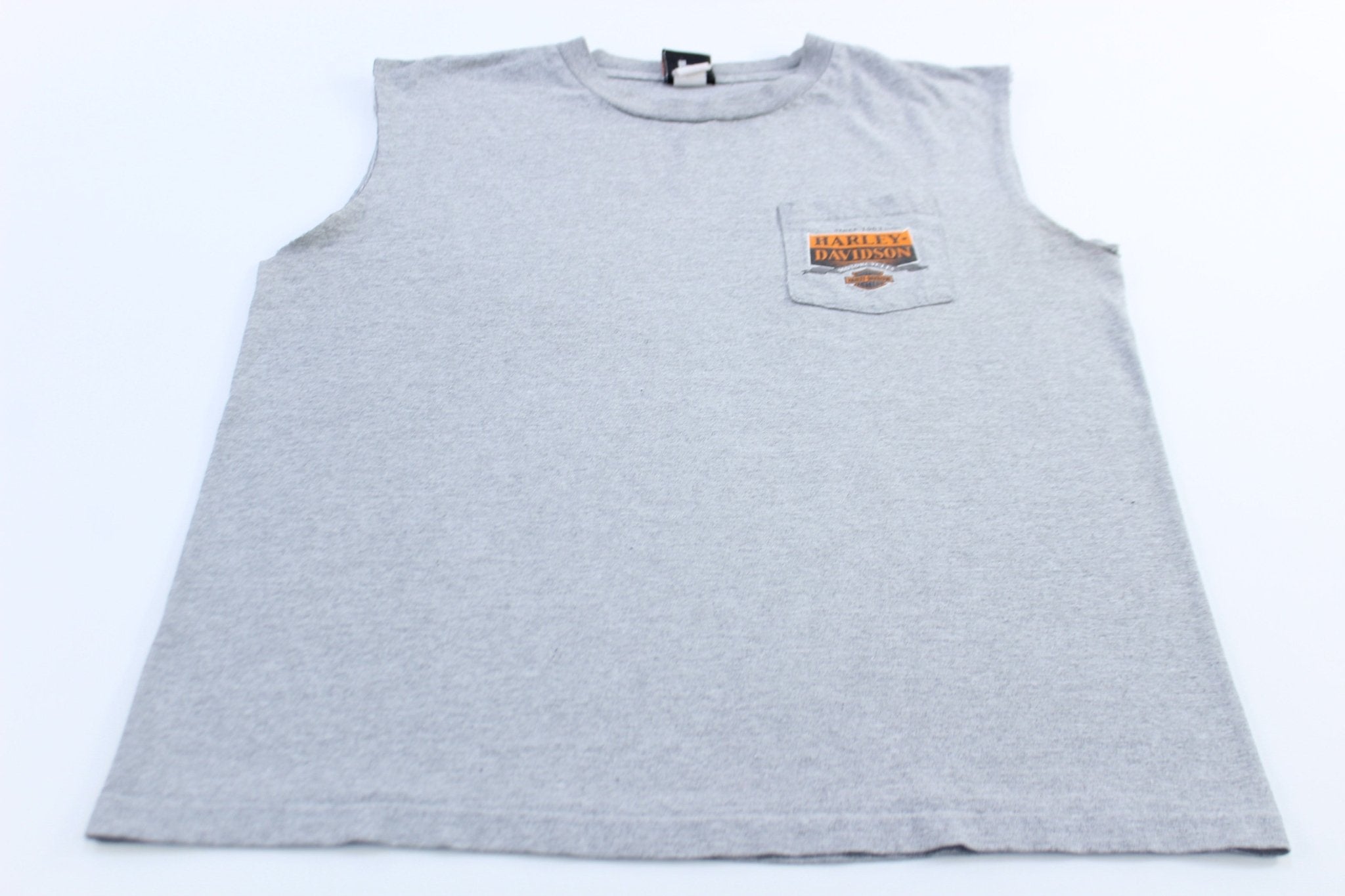 2005 Harley Davidson Motorcycles Angleton, Texas Tank Top - ThriftedThreads.com