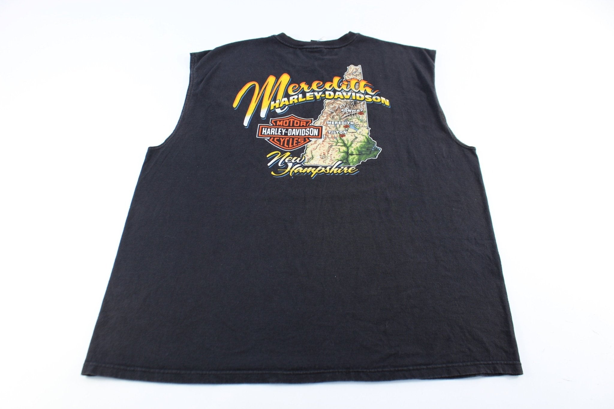 2005 Harley Davidson Motorcycles Meredith, New Hampshire Tank Top - ThriftedThreads.com