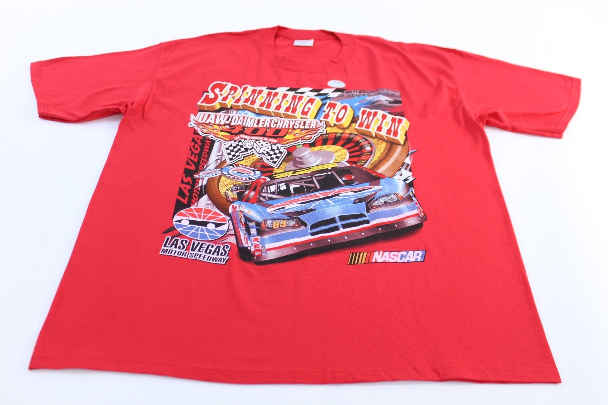 2005 Las Vegas Motor Speedway UAW-Daimler Chrysler 400 Nascar T-Shirt - T-Shirts - Thrifted Threads
