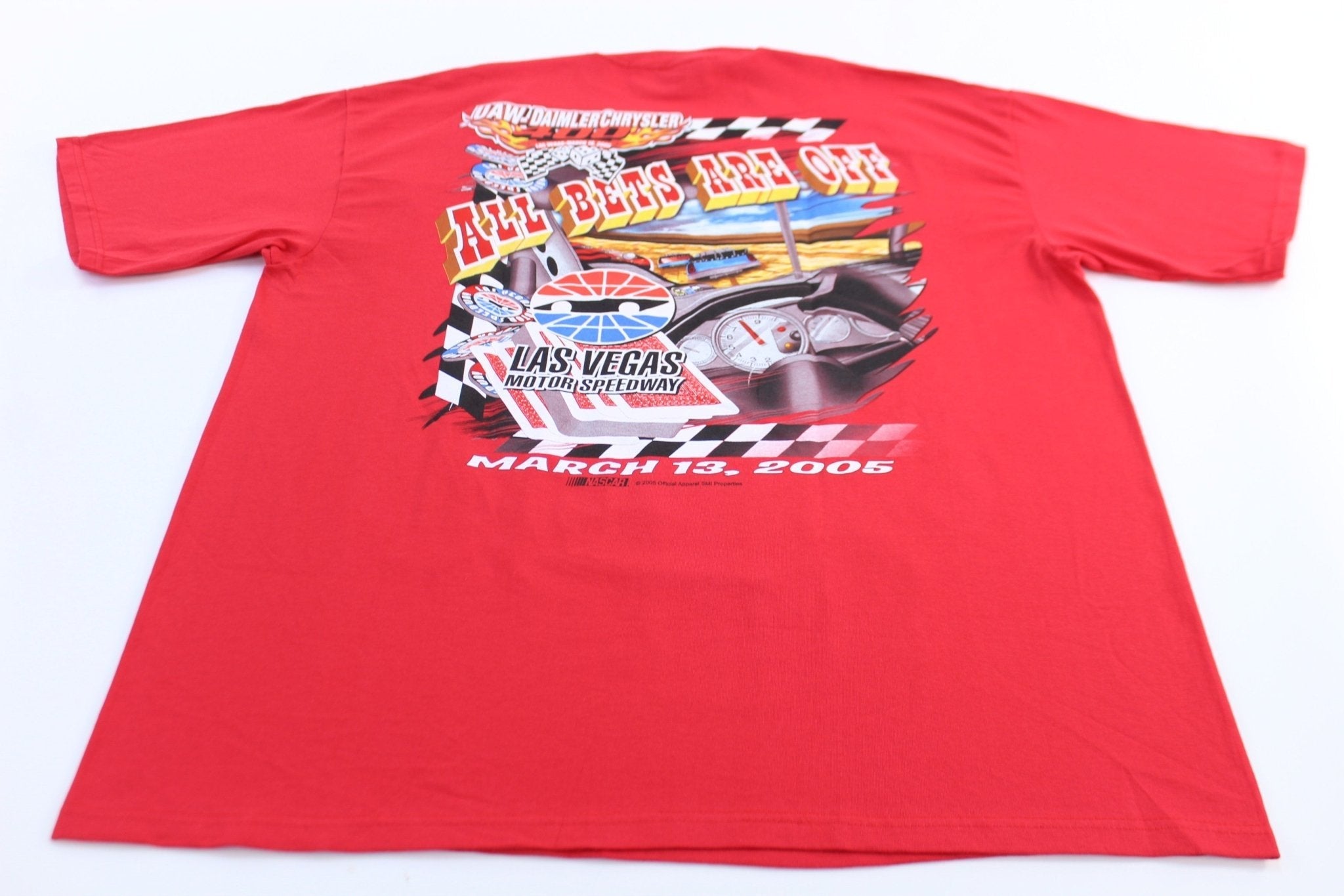 2005 Las Vegas Motor Speedway UAW-Daimler Chrysler 400 Nascar T-Shirt - T-Shirts - Thrifted Threads