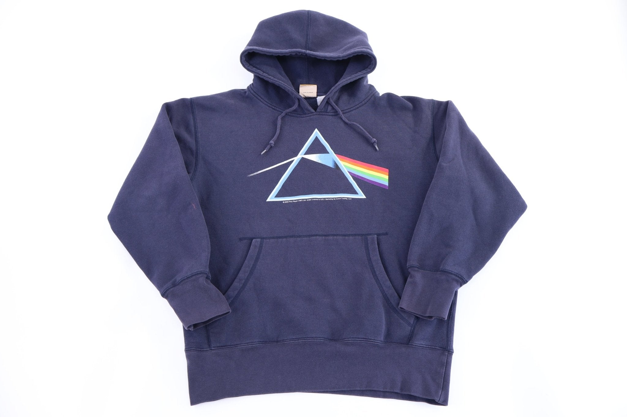 2005 Pink Floyd Navy Pullover Hoodie - Sweatshirt - Thrifted Threads