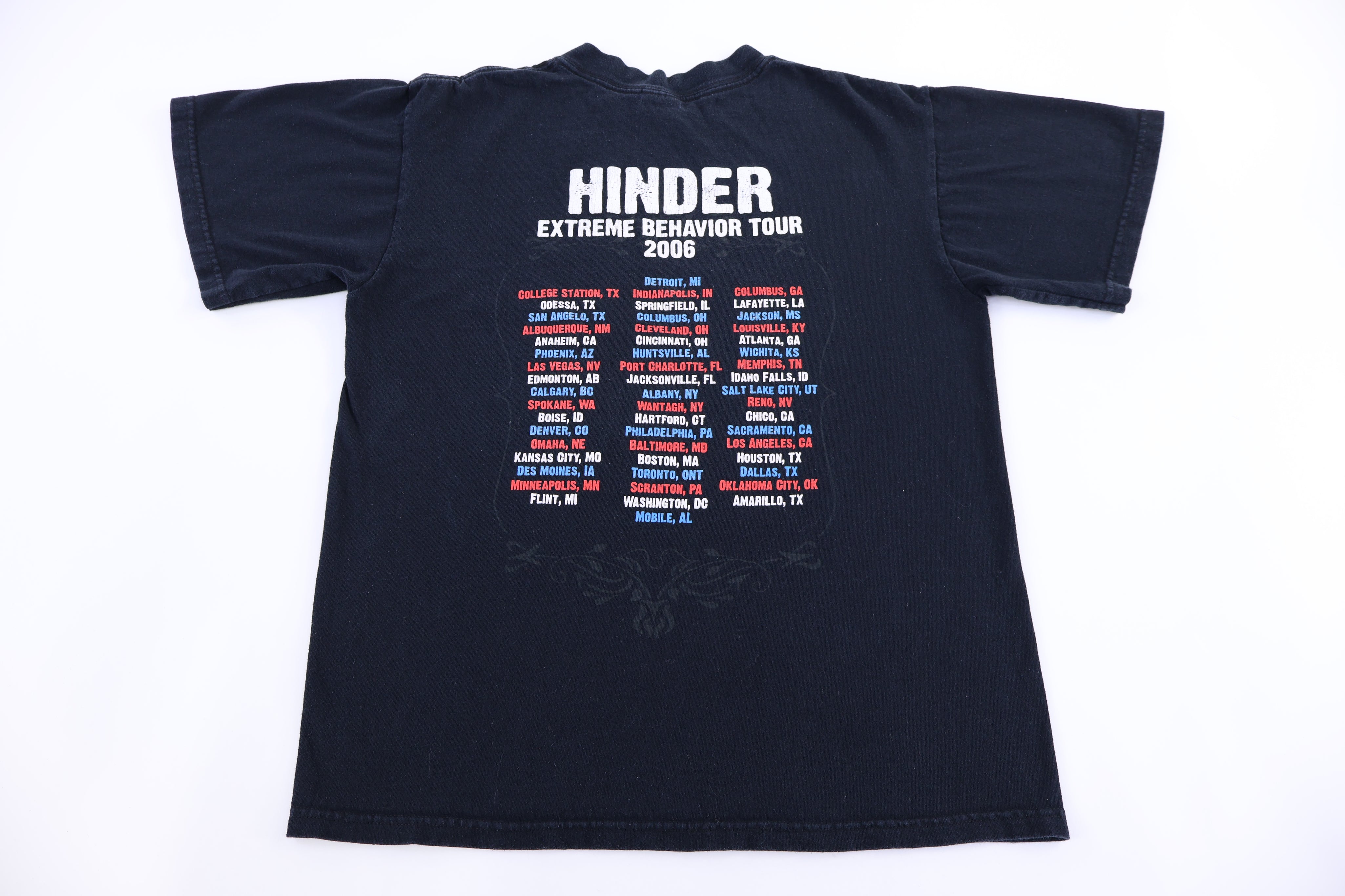 2006 Hinder Extreme Behavior Tour T-shirt - Shirts & Tops - Thrifted Threads